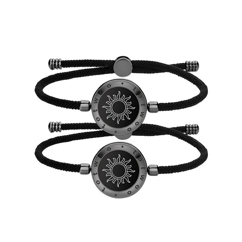 Totwoo Sun&Moon Touch Bracelets with Milan Rope Set - Image 13