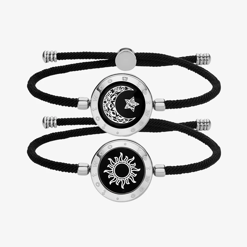Totwoo Sun&Moon Touch Bracelets with Milan Rope Set - Image 9