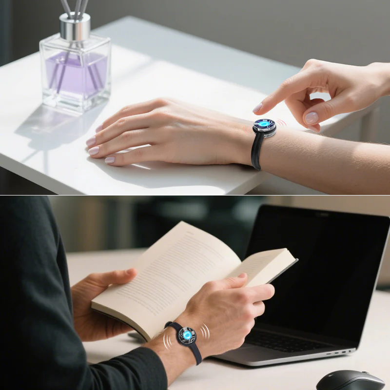 Candy Wave Touch Bracelets (Black+Black) - Image 3