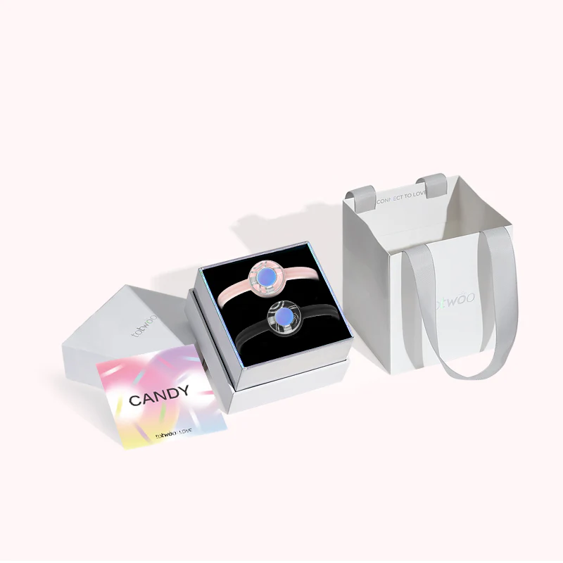 Candy Wave Touch Bracelets (Black+Pink) - Image 10