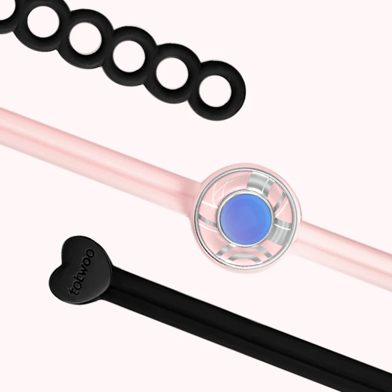 Candy Wave Touch Bracelets (Black+Pink) - Image 9
