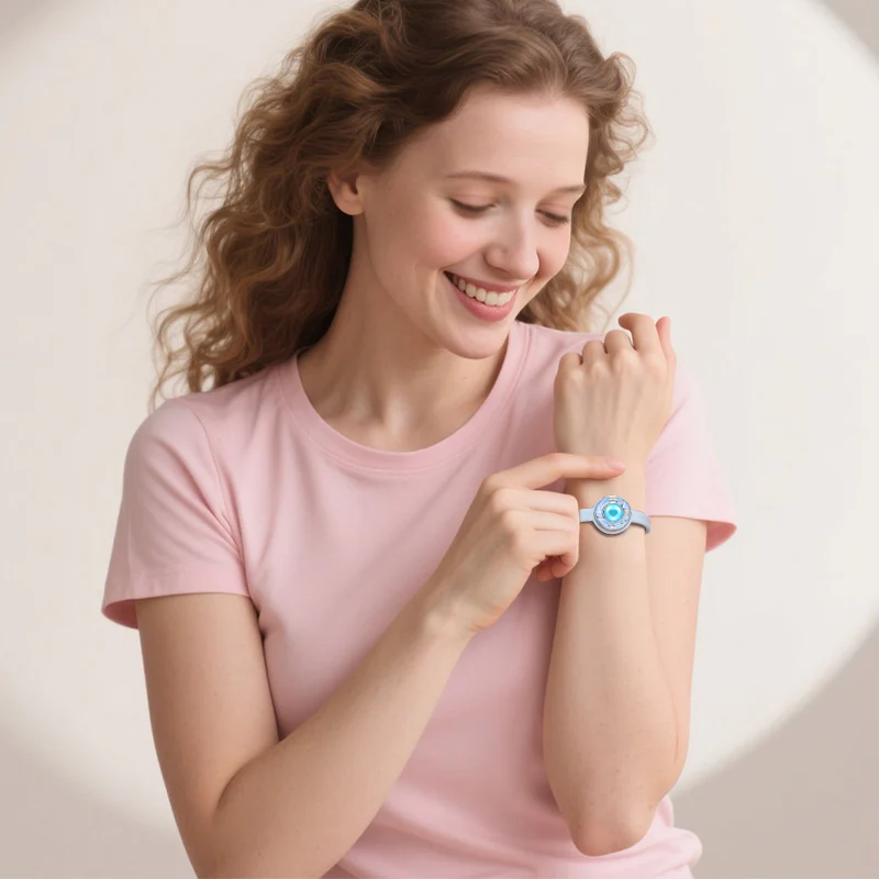 Candy Wave Touch Bracelets(Deep Blue+Light Blue) - Image 6