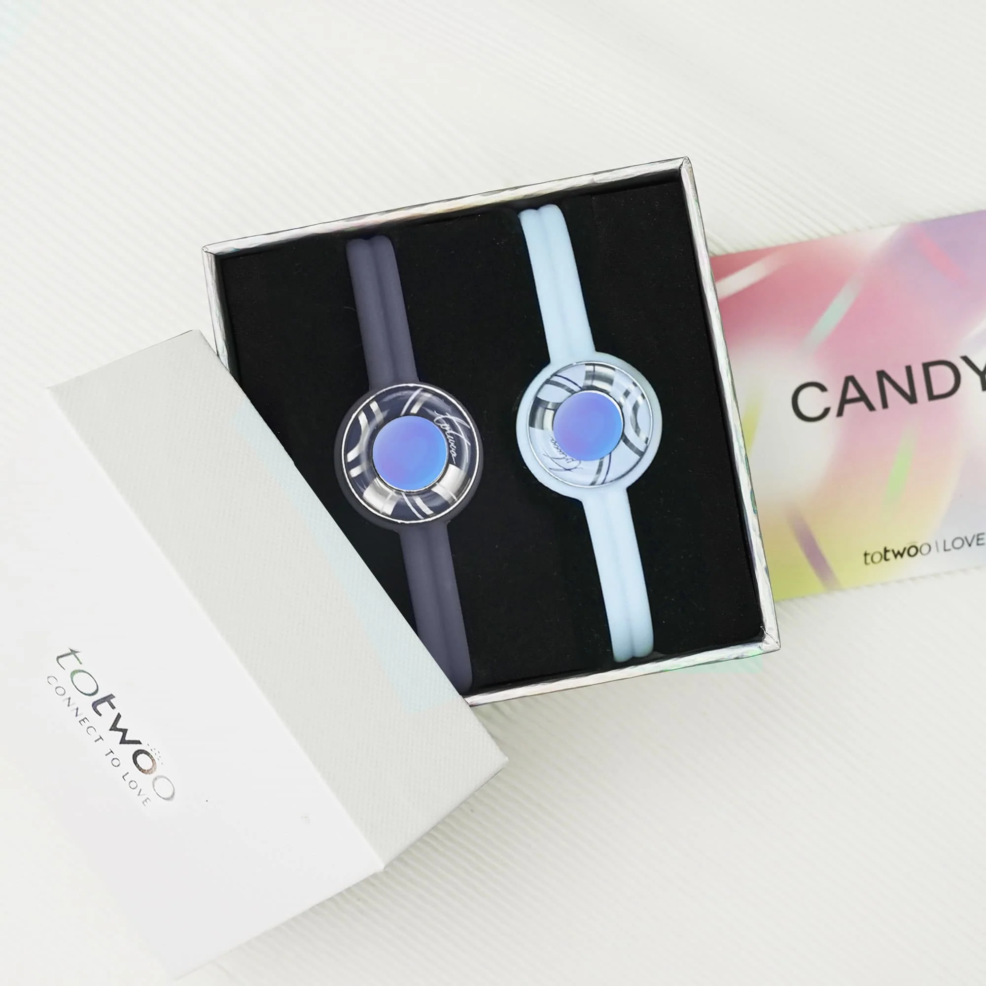 Candy Wave Touch Bracelets(Deep Blue+Light Blue) - Image 9