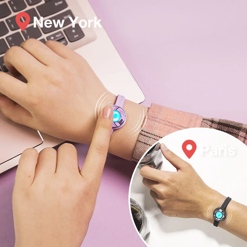 Candy Wave Touch Bracelets (Black+Purple) - Image 3