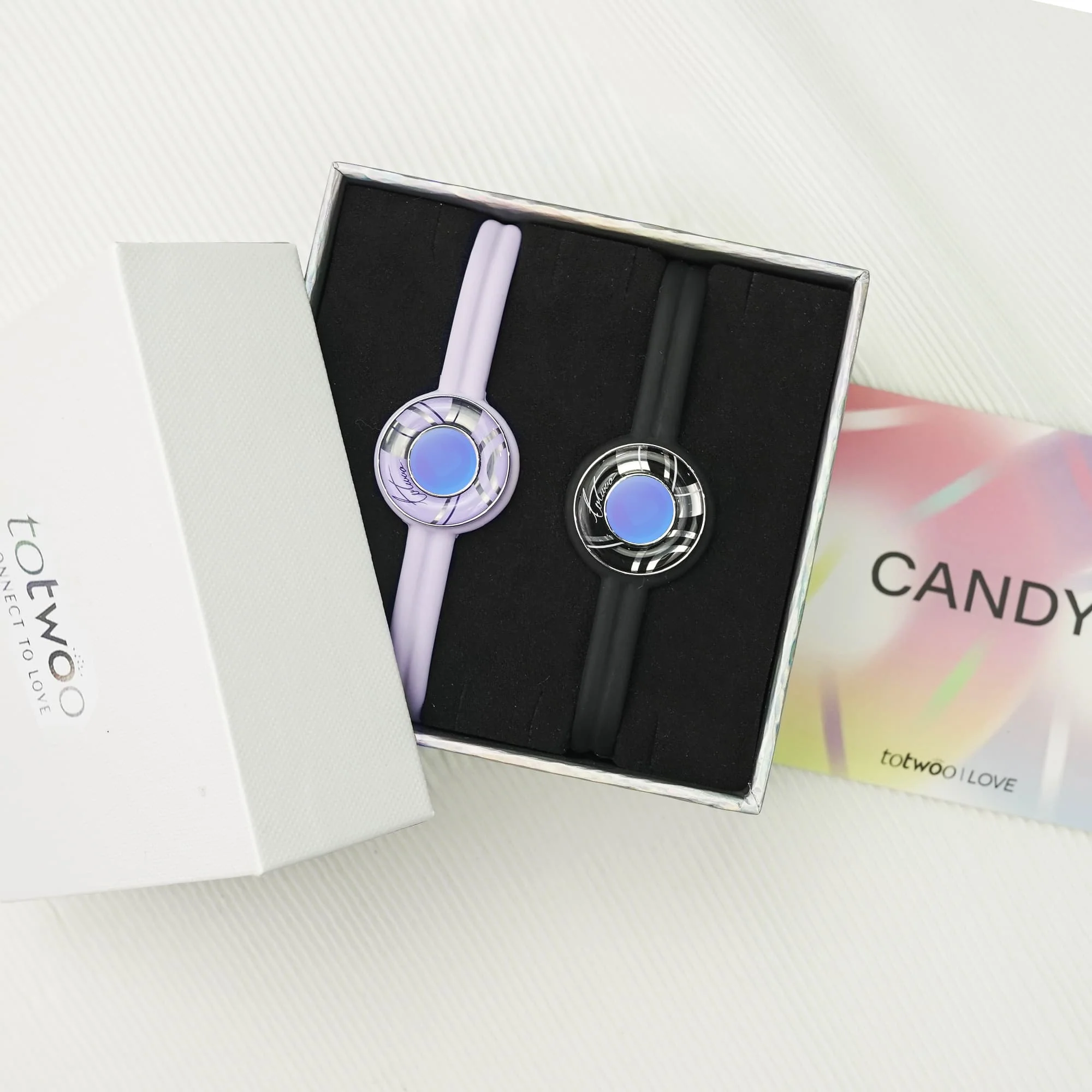 Candy Wave Touch Bracelets (Black+Purple) - Image 9