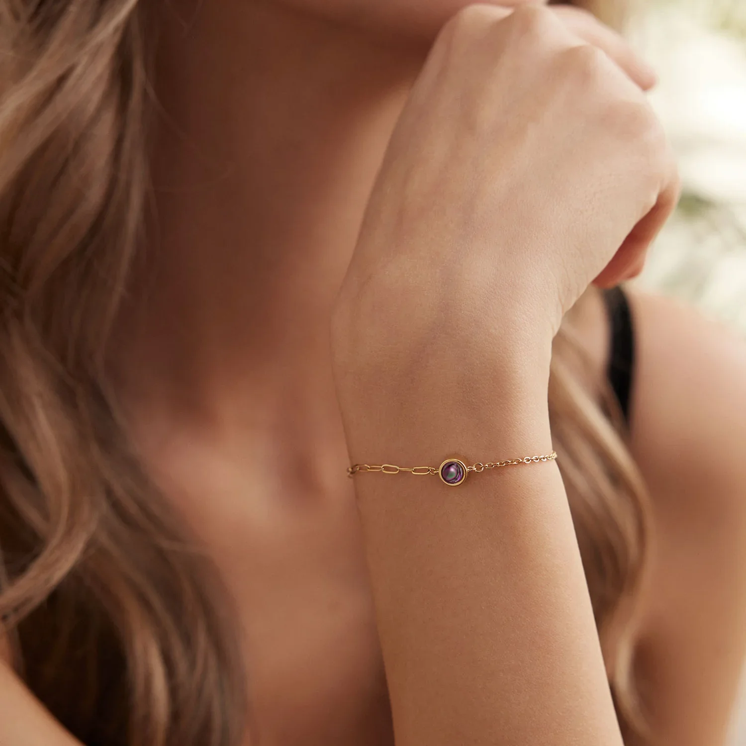 Custom Dual Chain Photo Bracelet - Image 7
