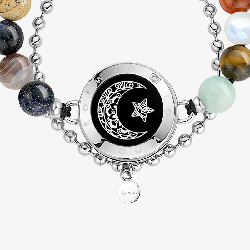 Moon Touch Bracelet with Energy Beads - Image 5