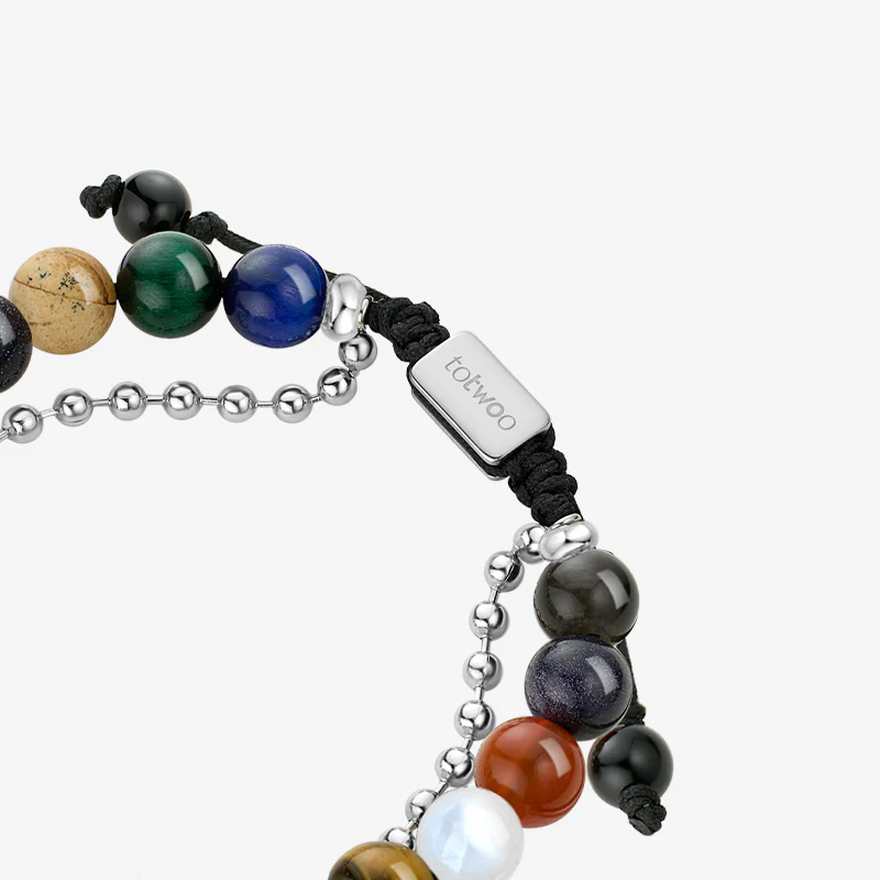 Moon Touch Bracelet with Energy Beads - Image 6