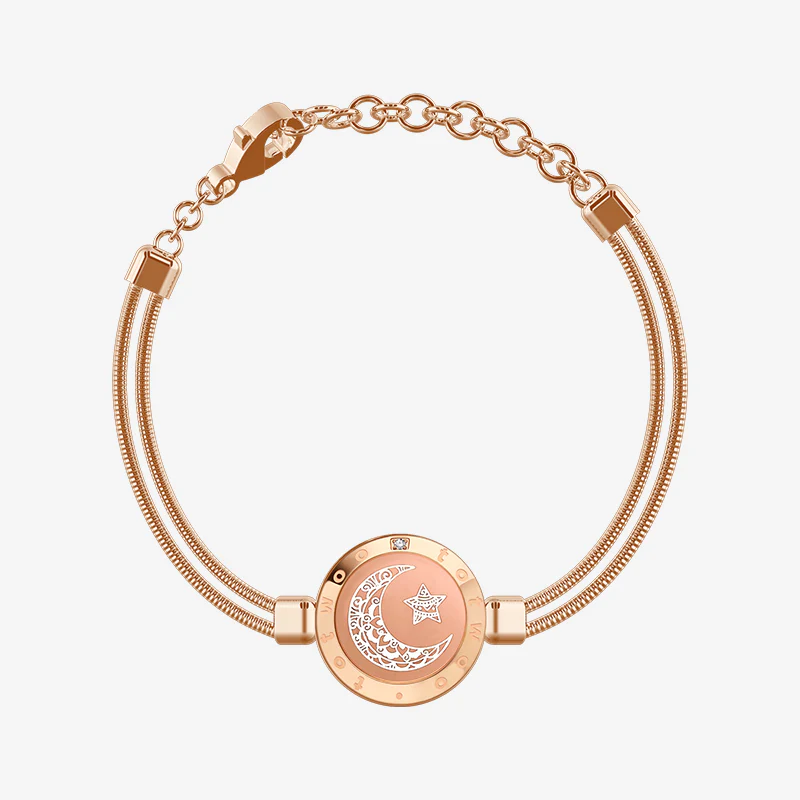 Moon Touch Bracelets with Snake Chain - Image 3