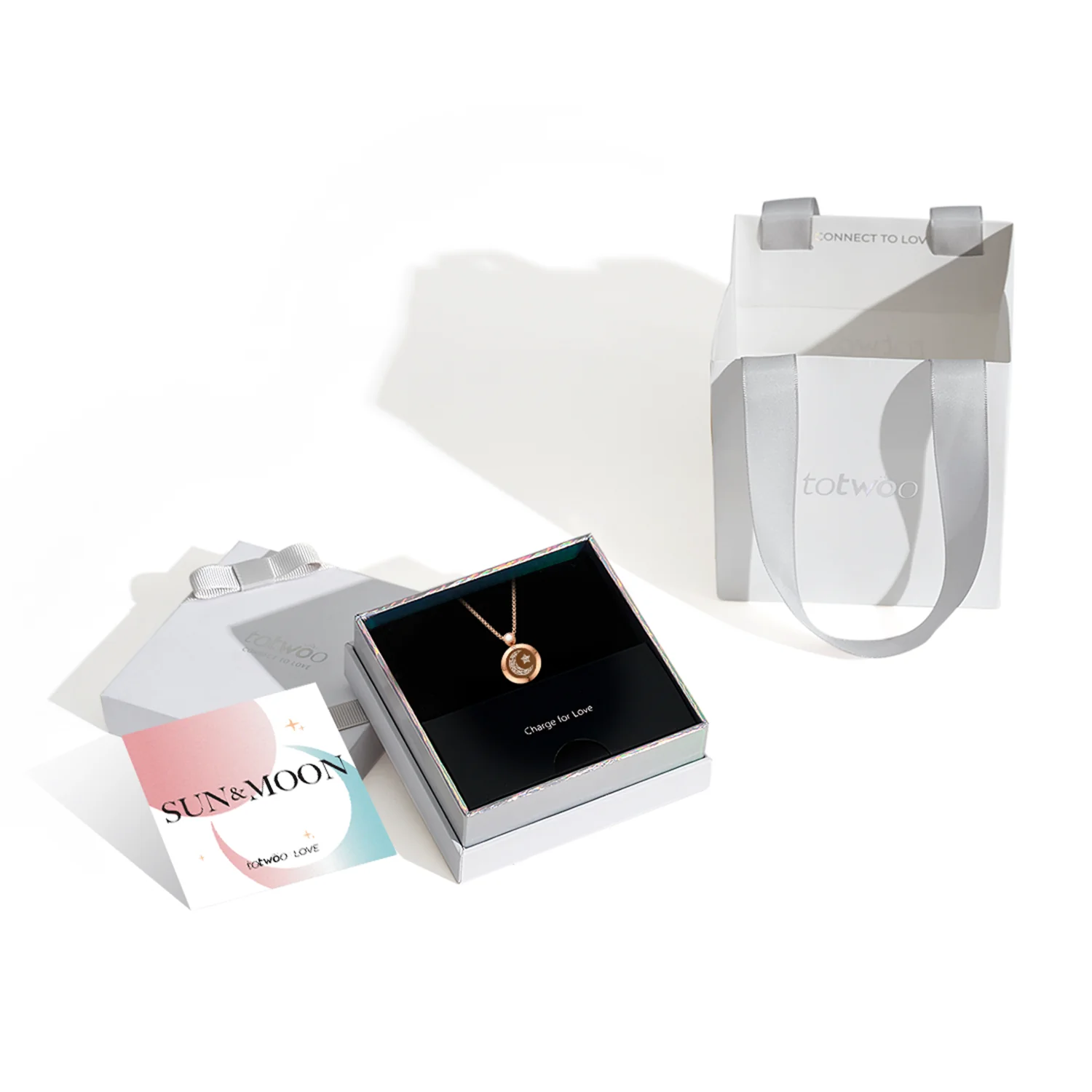Moon Touch Necklace with Agate - Image 8