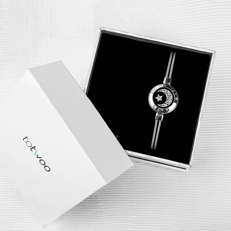 Moon Touch Single Bracelet with Snake Chain - Image 5