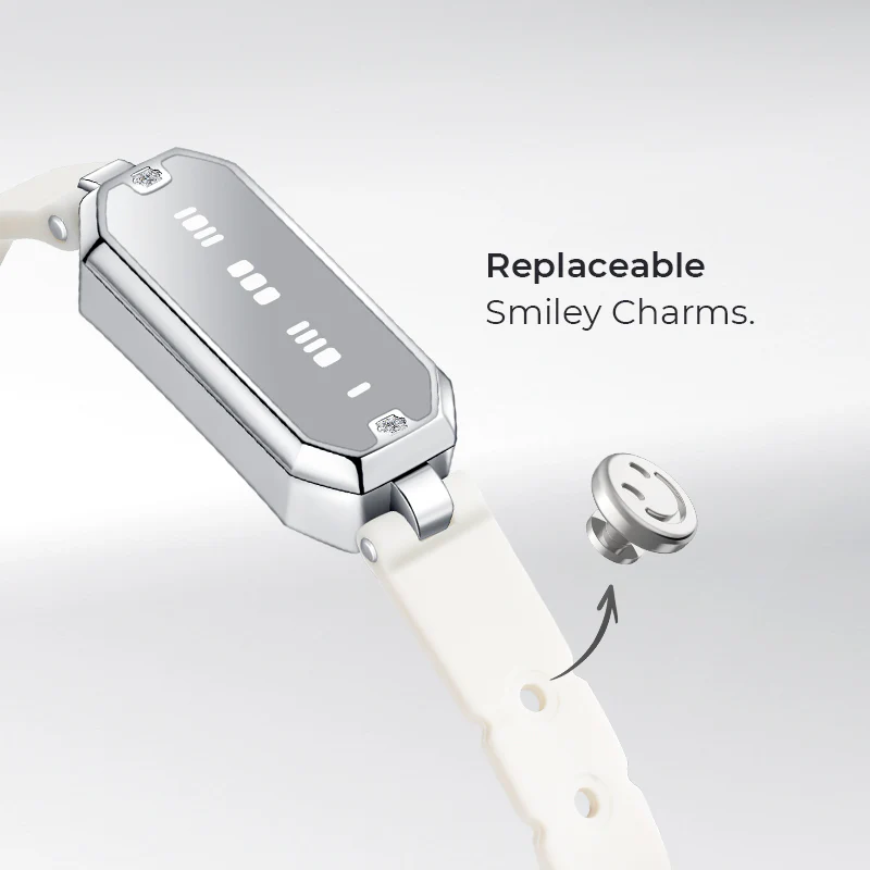 Morse Love Touch Bracelet with White Silicone Single - Image 6