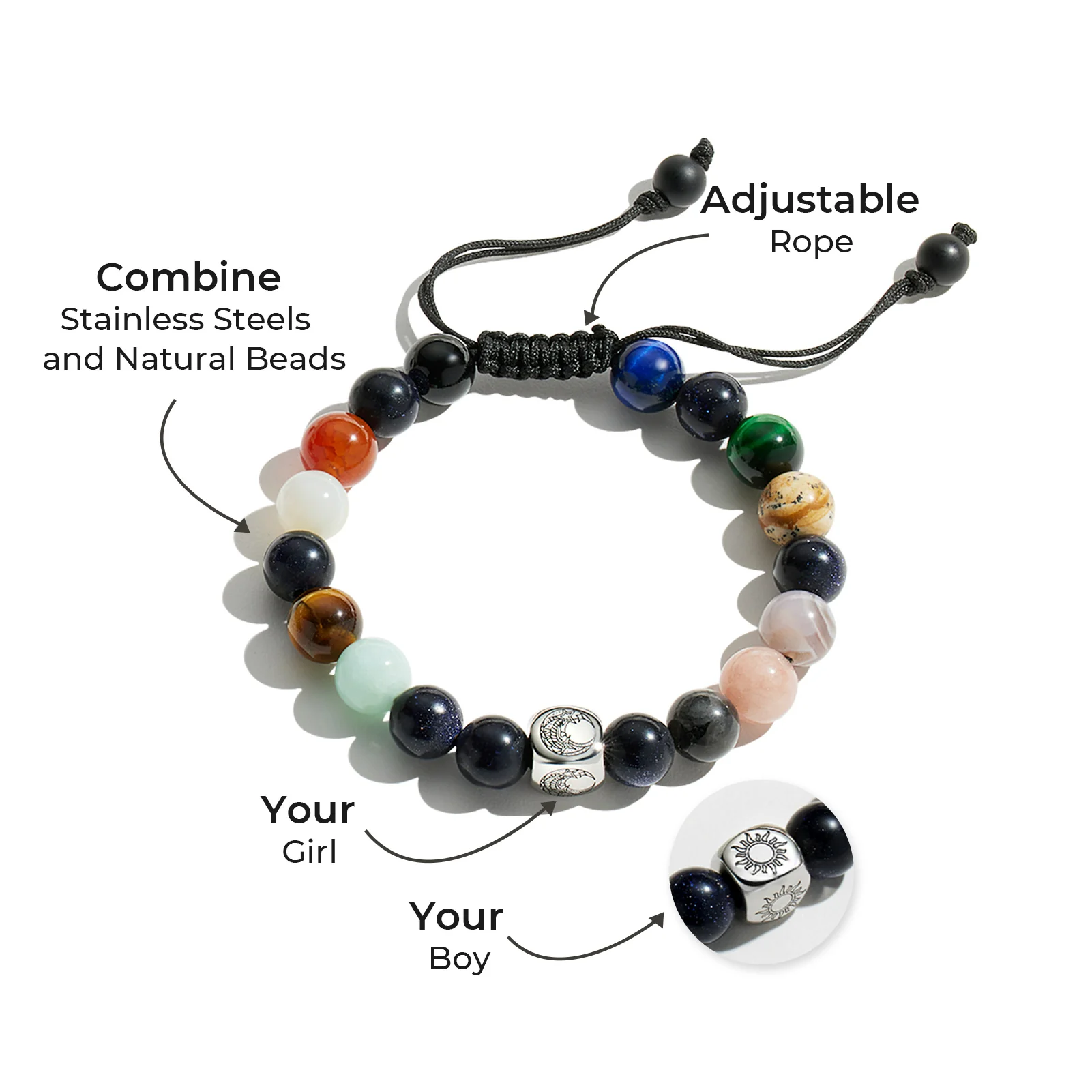 Planet Universe Stones Beaded Bracelets - Image 9