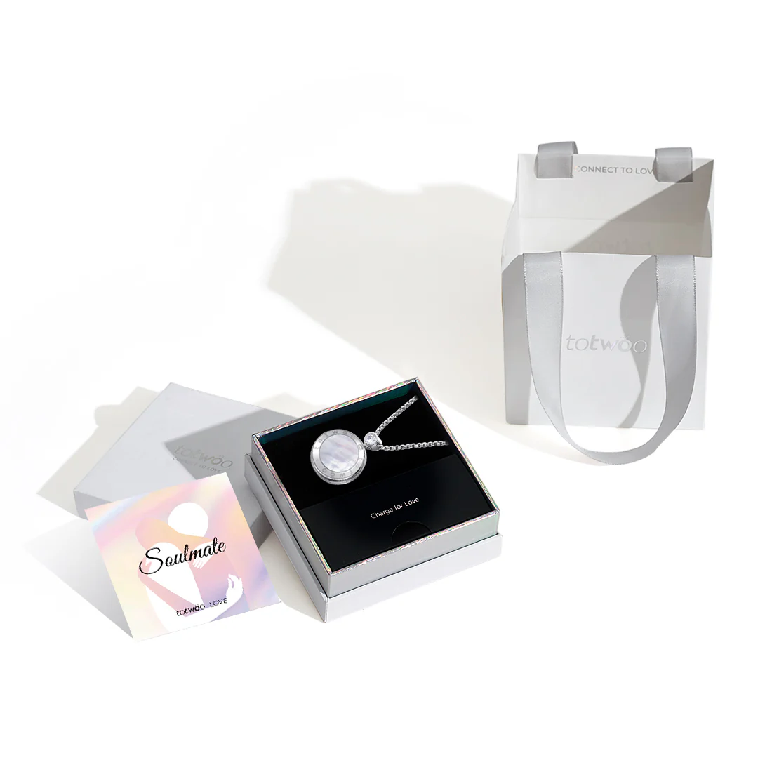 Soulmate 2.0 Touch Necklace with Mother of Pearl Panel - Image 8