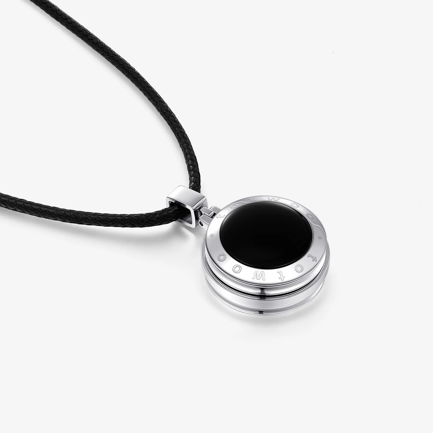 Soulmate 2.0 Touch Necklaces with Obsidian and Mother of Pearl Panels - Image 10