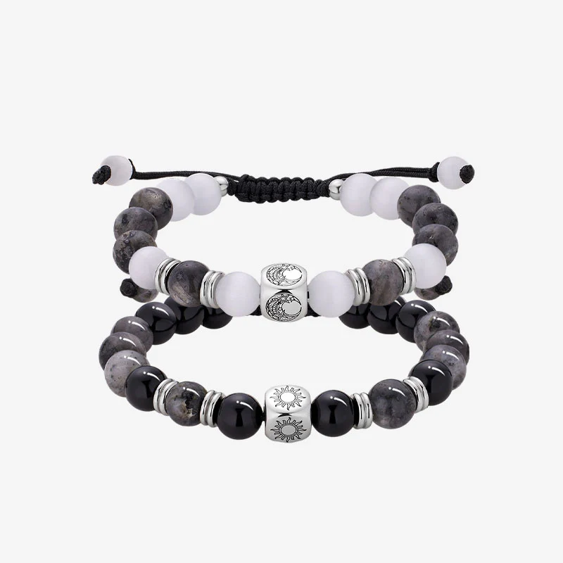 Sun&Moon Celestial Bond Beaded Bracelets