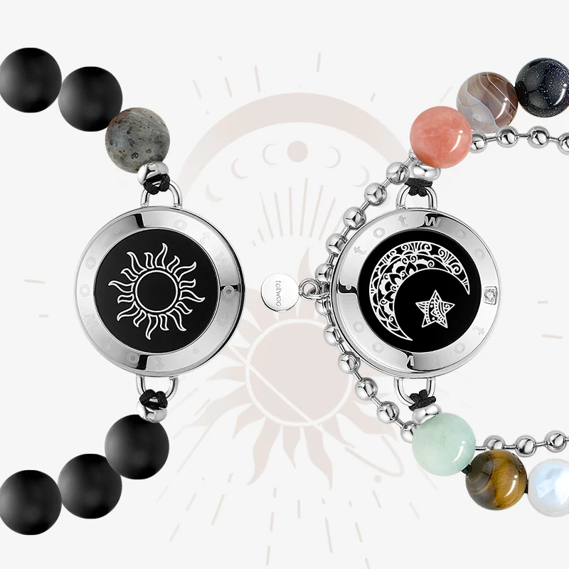 Sun&Moon Energy Touch Bracelets with 13 Types of Natural Beads - Image 5