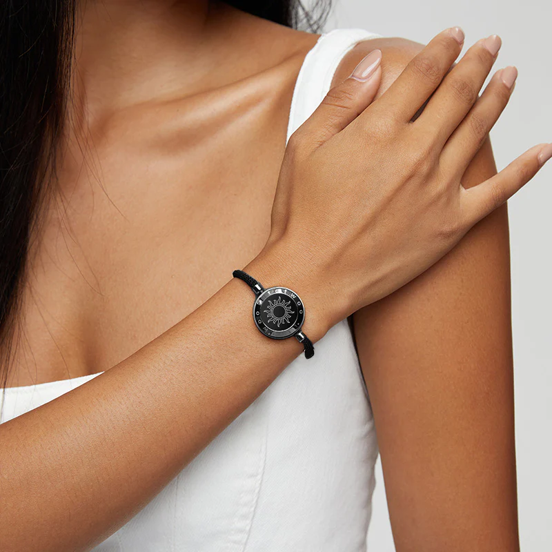 Sun&Sun Touch Bracelets with Milan Rope(Black+Black) - Image 6