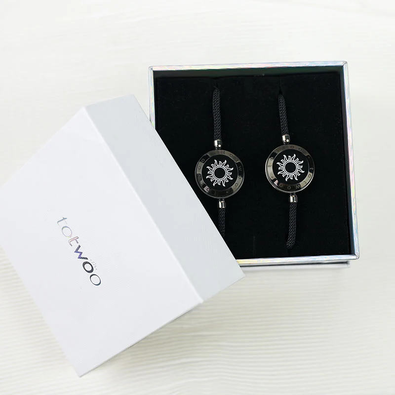 Sun&Sun Touch Bracelets with Milan Rope(Black+Black) - Image 7