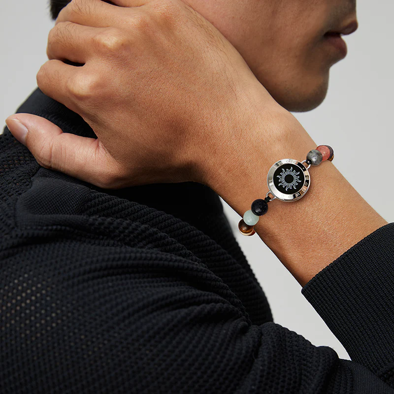 Sun&Moon Touch Bracelets with Solar System Guardian Beads - Image 7