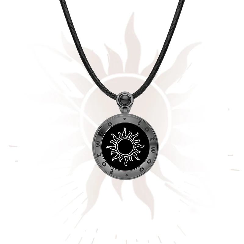 Sun Touch Necklace with Natural Agate - Image 7