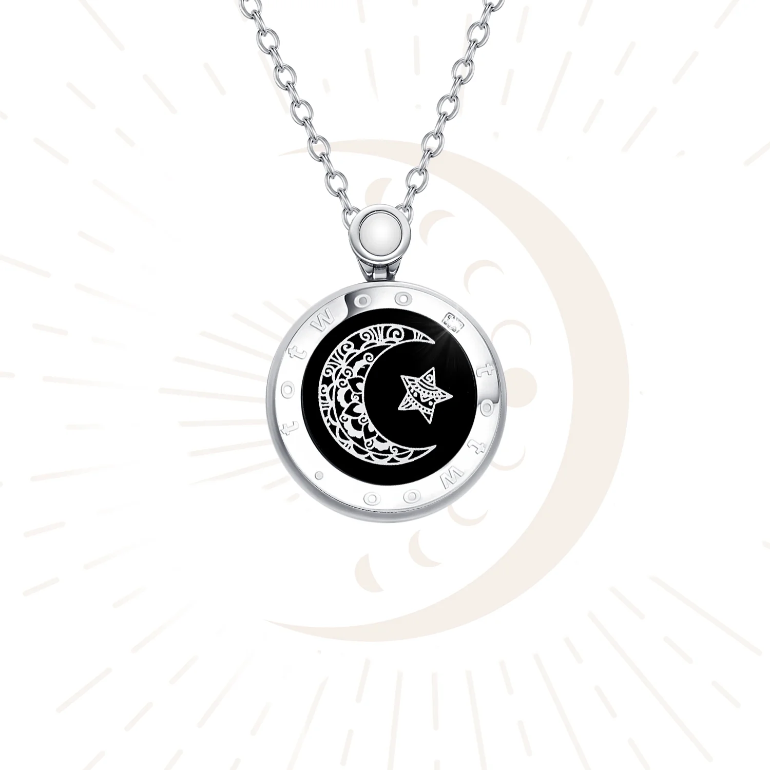 Moon Touch Necklaces with Natural Agate - Image 7