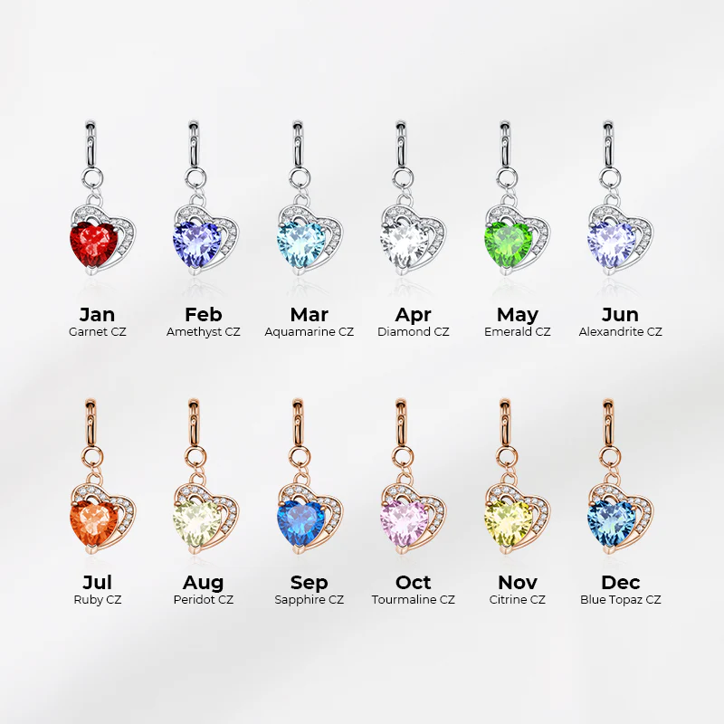 Totwoo Birthstone Charms (Silver/Rose Gold) - Image 7