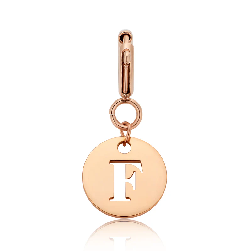 Totwoo Letter Charm (Silver/Rose Gold/Black) - Image 24