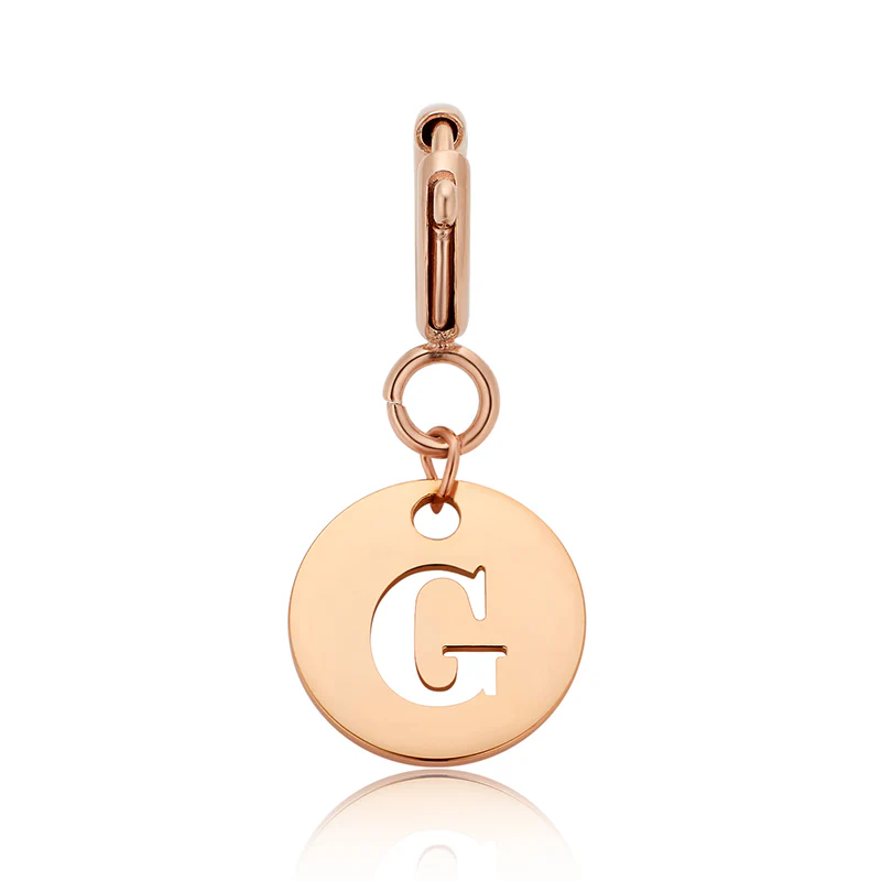 Totwoo Letter Charm (Silver/Rose Gold/Black) - Image 27