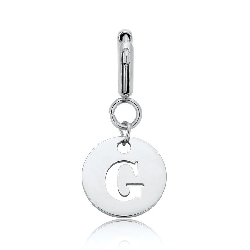 Totwoo Letter Charm (Silver/Rose Gold/Black) - Image 28