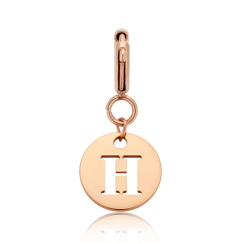 Totwoo Letter Charm (Silver/Rose Gold/Black) - Image 30