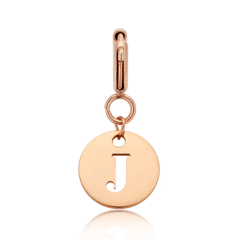 Totwoo Letter Charm (Silver/Rose Gold/Black) - Image 36