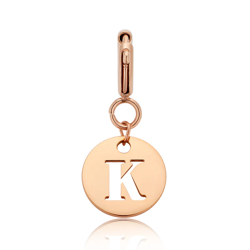 Totwoo Letter Charm (Silver/Rose Gold/Black) - Image 39