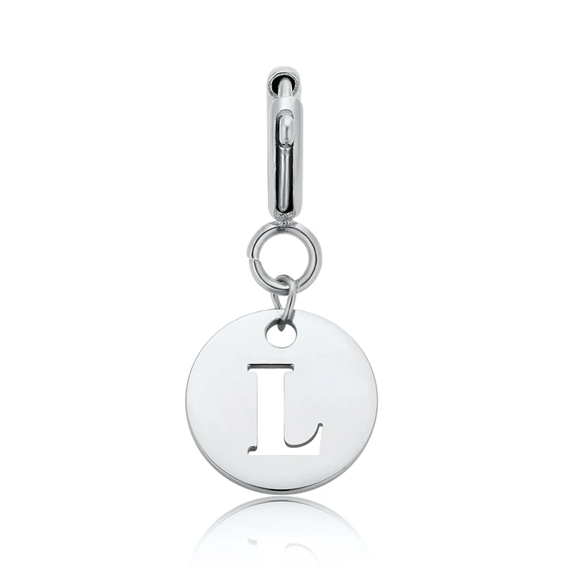 Totwoo Letter Charm (Silver/Rose Gold/Black) - Image 43