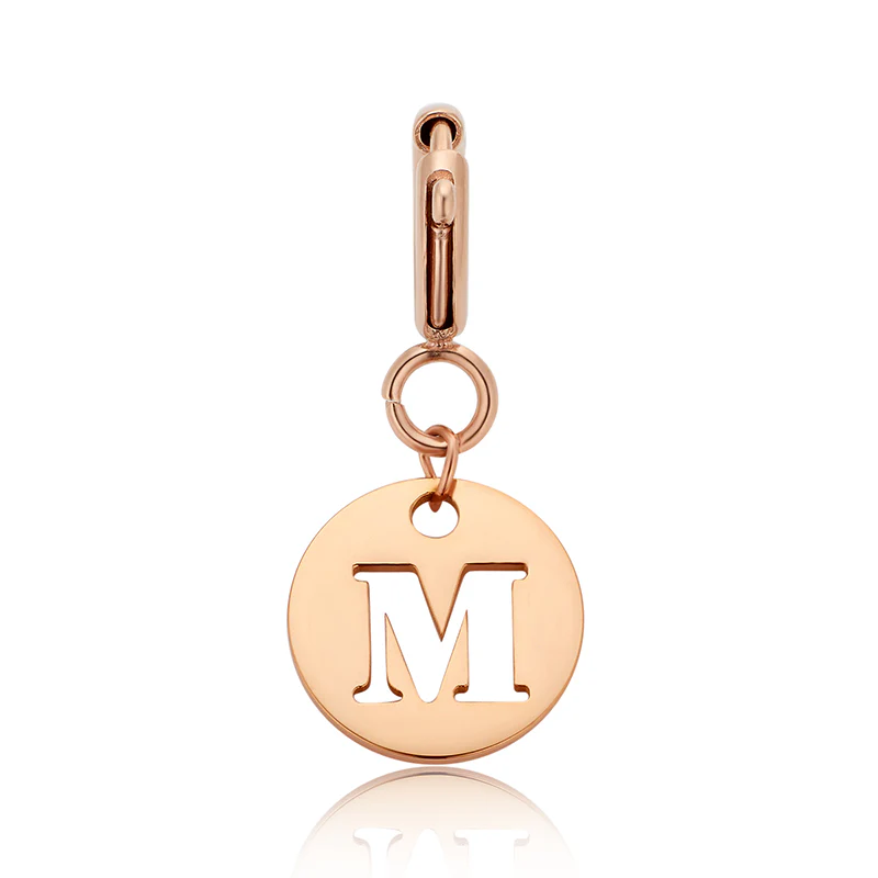 Totwoo Letter Charm (Silver/Rose Gold/Black) - Image 45