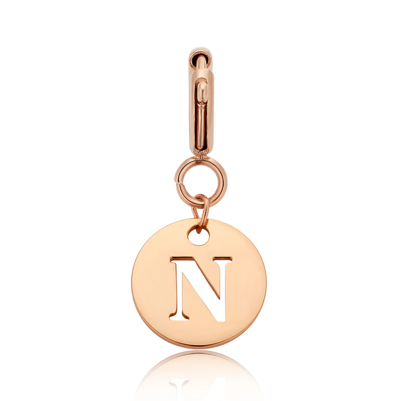 Totwoo Letter Charm (Silver/Rose Gold/Black) - Image 48
