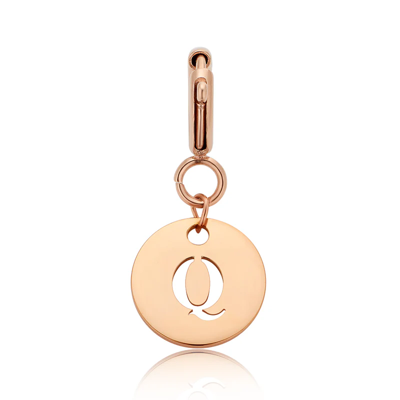 Totwoo Letter Charm (Silver/Rose Gold/Black) - Image 57