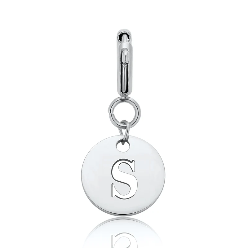 Totwoo Letter Charm (Silver/Rose Gold/Black) - Image 64