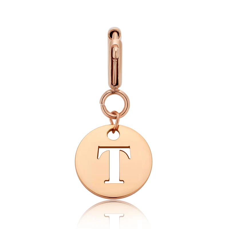 Totwoo Letter Charm (Silver/Rose Gold/Black) - Image 66