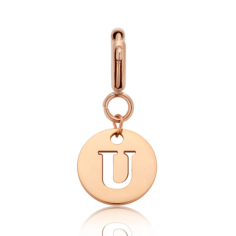 Totwoo Letter Charm (Silver/Rose Gold/Black) - Image 69
