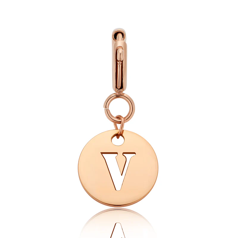 Totwoo Letter Charm (Silver/Rose Gold/Black) - Image 72