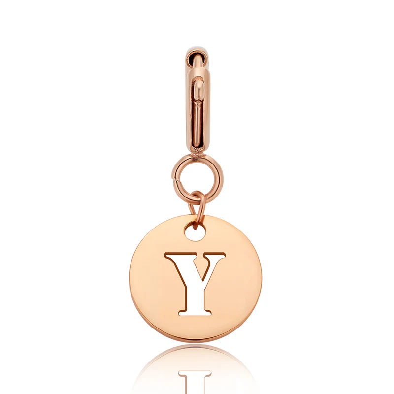 Totwoo Letter Charm (Silver/Rose Gold/Black) - Image 81