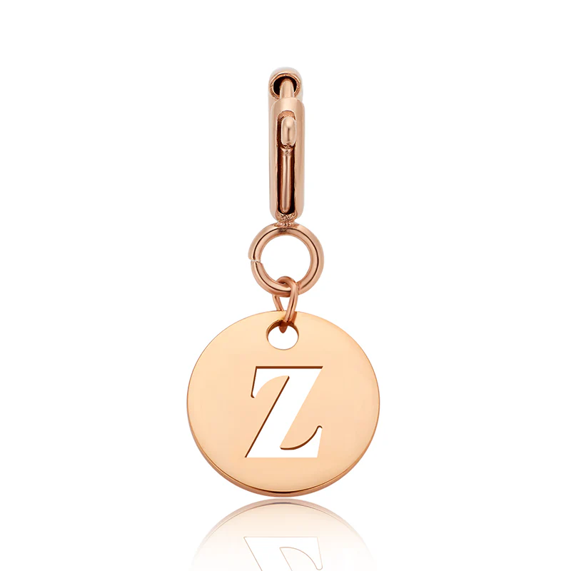 Totwoo Letter Charm (Silver/Rose Gold/Black) - Image 84