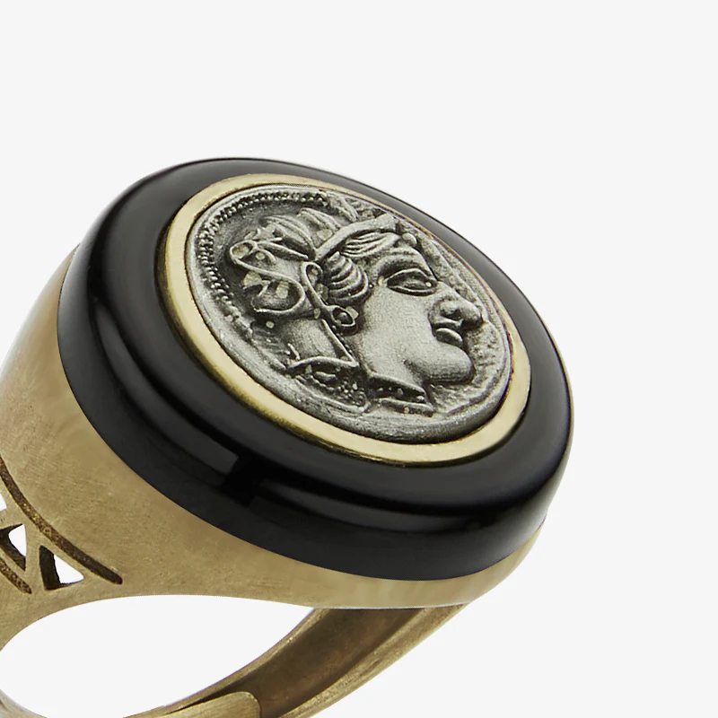 totwoo MEET Athena Greek Coin Smart Ring - Image 3