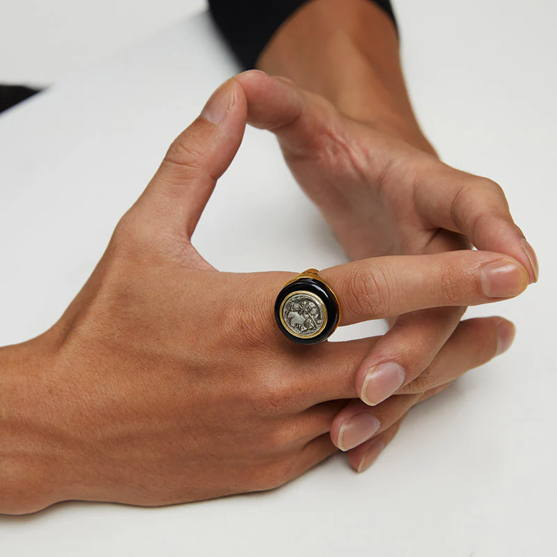 totwoo MEET Athena Greek Coin Smart Ring - Image 5