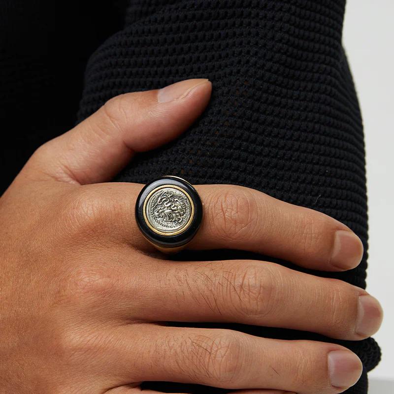 totwoo MEET Zeus Greek Coin Smart Ring - Image 5