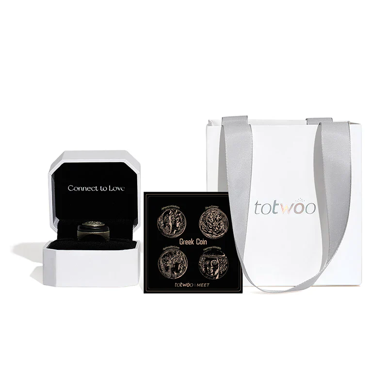 totwoo MEET Zeus Greek Coin Smart Ring - Image 8