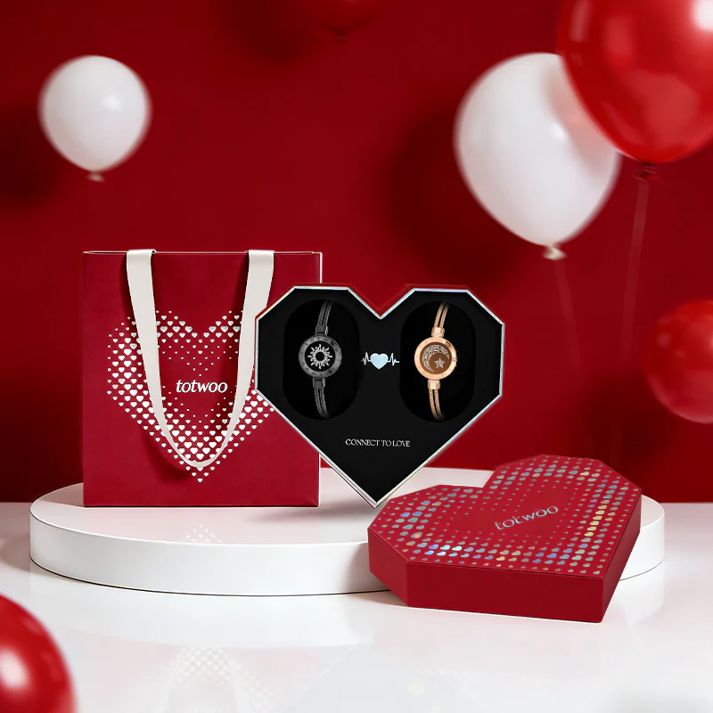 [Totwoo Signal Gift Box] Sun & Moon Snake Chain Touch Bracelets - Image 5