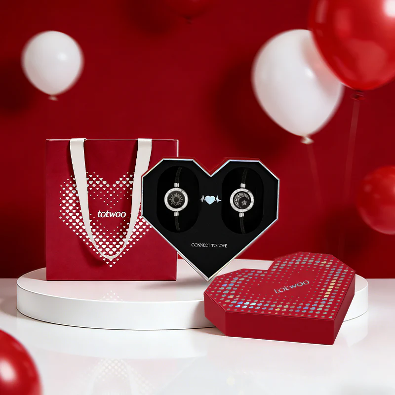 [Totwoo Signal Gift Box] Sun&Moon Bracelets with Black Milan Rope - Image 6